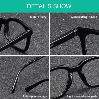 BARCUR Retro Leopard Pattern Presbyopia Glasses