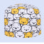 Gorros Quirúrgicos con Estampado de Osito para Cabello Largo