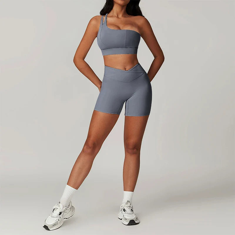 Conjunto de Mallas y Shorts Push-Up para Mujer
