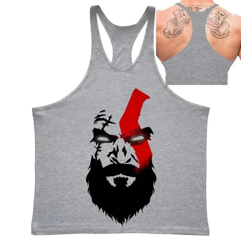Spartan Print Men's Gym Tank Top