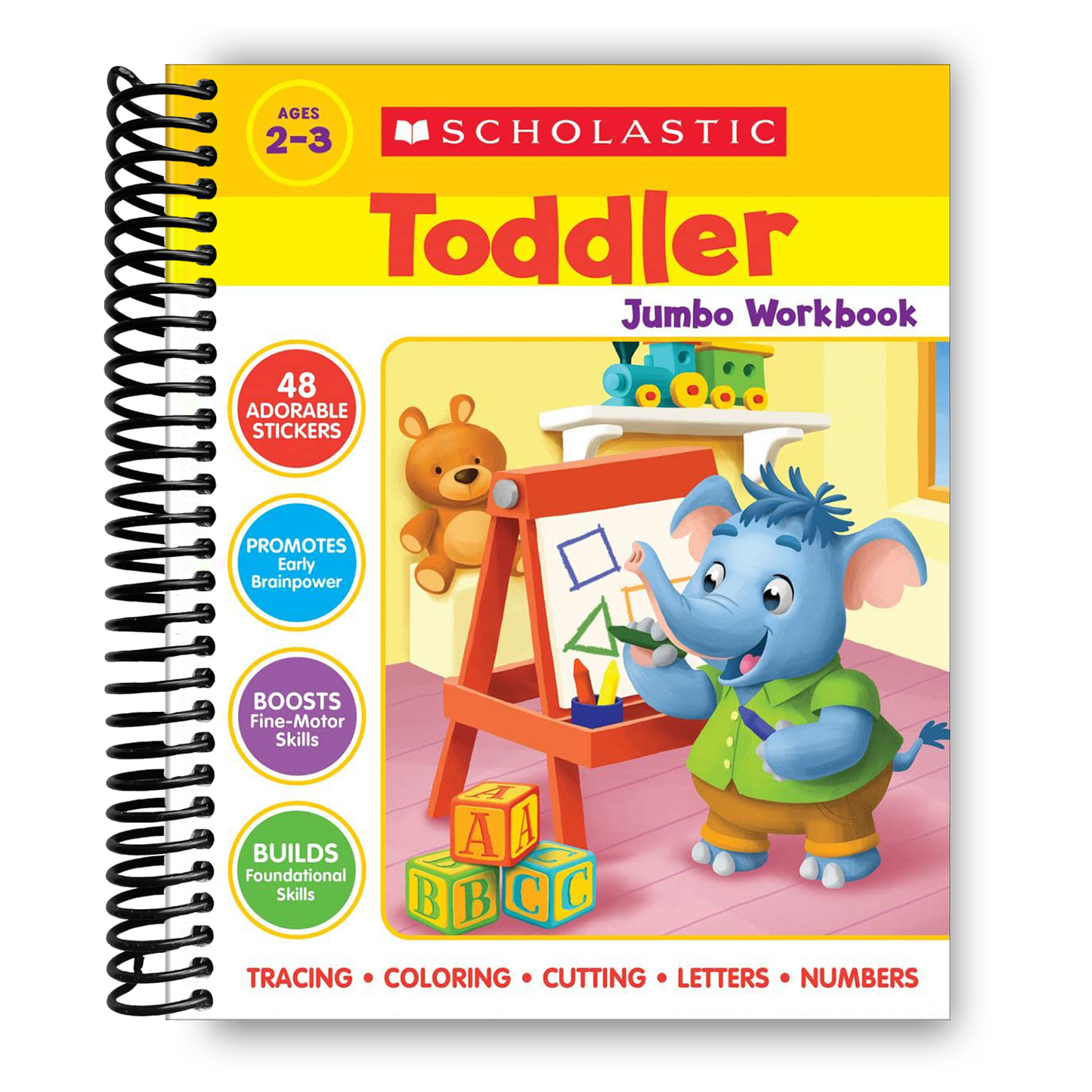 Scholastic Jumbo Workbook for Toddlers: Fun Early Learning Activities - Korvel