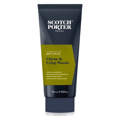 Lotion pour le corps Scotch Porter Citrus & Crisp Woods 12 oz