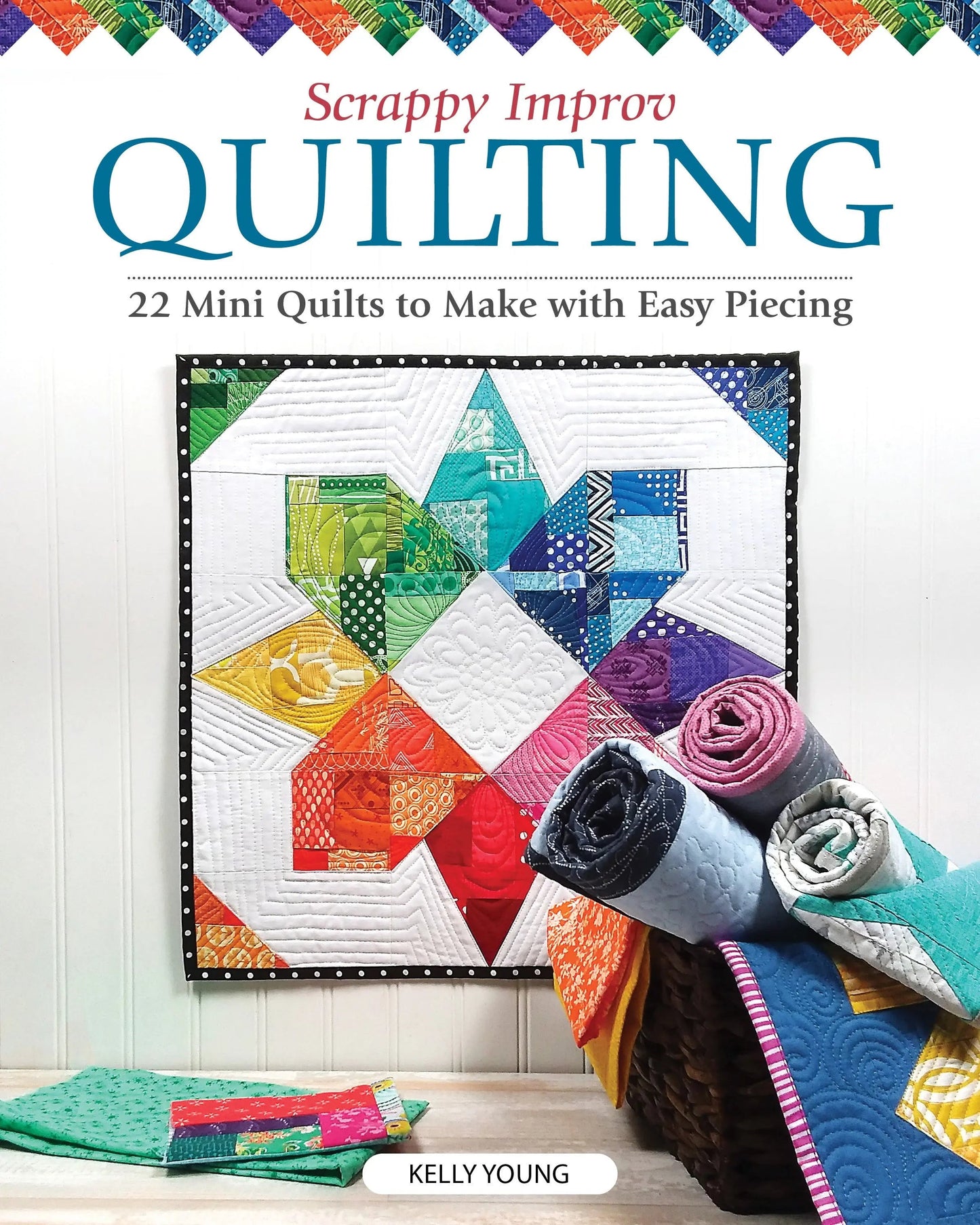Livre de quilting improvisé Scrappy