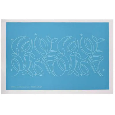 Bamboo Swirls Stencil - 6 3/4" x 15"