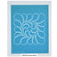 Plantilla de Bloque de Plumas 7.5" x 7.5"