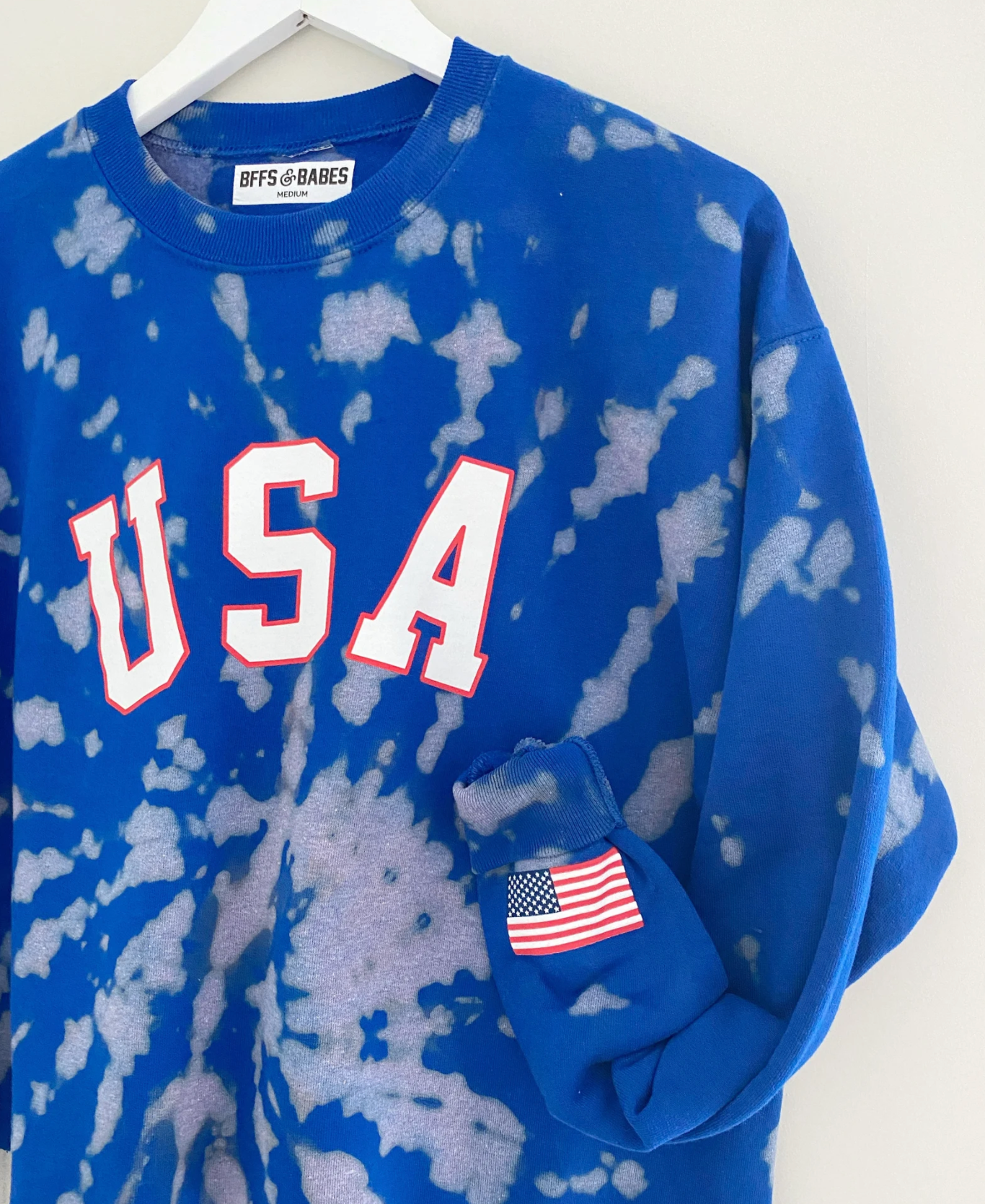 TRU AMERICAN ♡ USA tie-dye graphic sweatshirt - Korvel