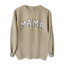 Collegiate Mama Beige Printed Sweatshirt