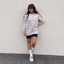 Collegiate Mama Beige Printed Sweatshirt