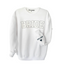 Personalized Bride Sweatshirt with Heart Detail
