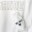 Personalized Bride Sweatshirt with Heart Detail