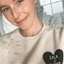Personalizable Beige Heart Sweatshirt