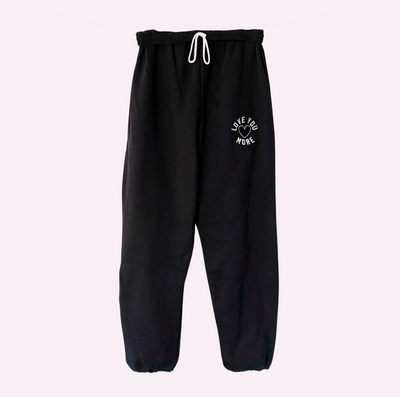 LOVE U MORE Adult Embroidered Sweatpants