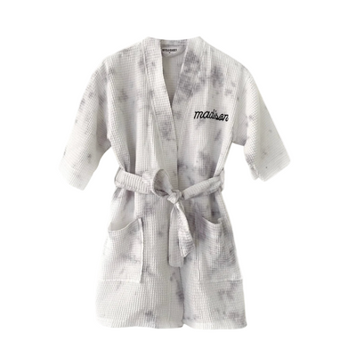 Smoke Show Embroidered Mini Robe