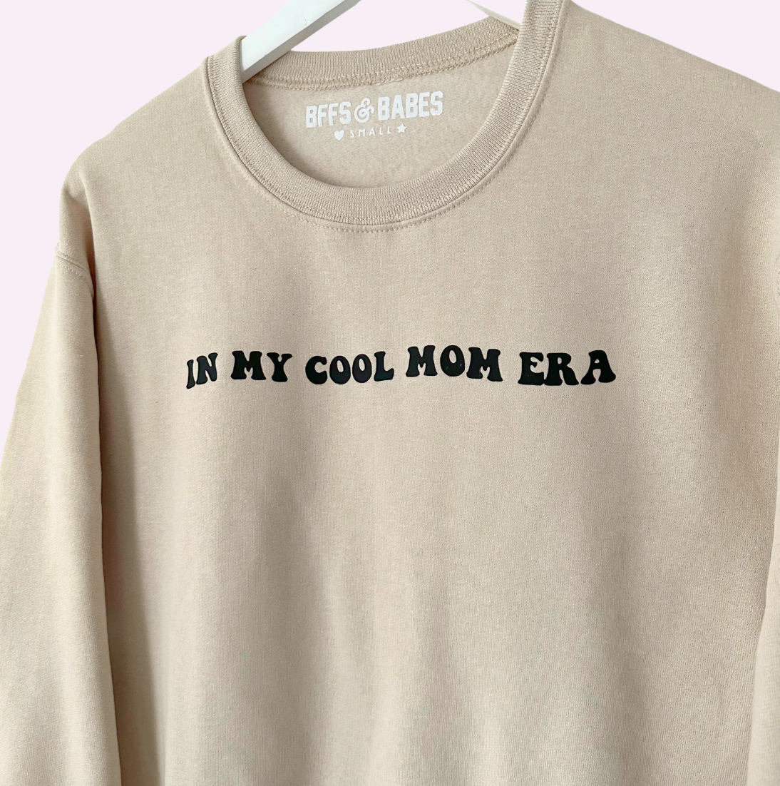 Sudadera Beige Cool Mom Era