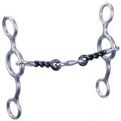 Reinsman Junior Cow Horse Bit with Dog Bone Design - Korvel