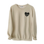 Personalizable Beige Sweatshirt with Paw Print