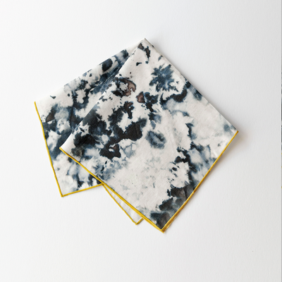 Elegant Grey Marble Cloth Napkin