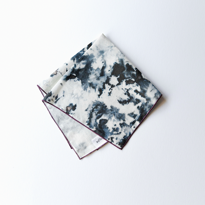 Elegant Grey Marble Cloth Napkin