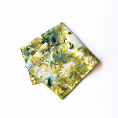 Green Marble Print Cloth Napkin