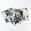 Elegant Grey Marble Cocktail Napkins Set