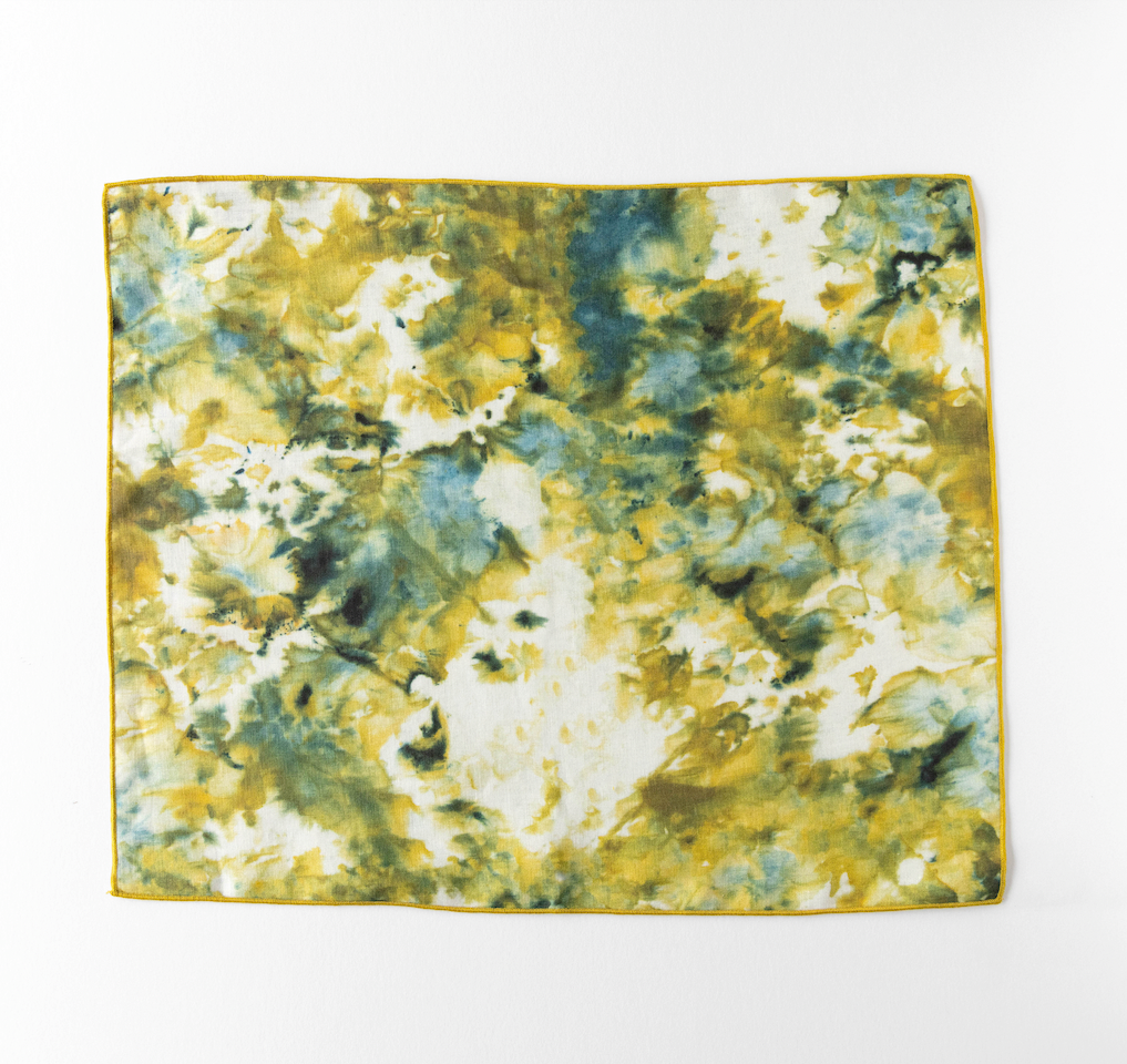 Elegante Mantel Individual de Mármol Verde