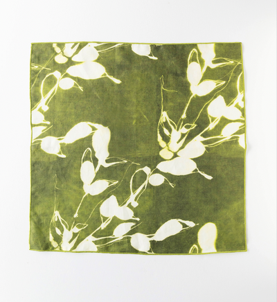 Porto Print Olive Napkin - Elegant Table Linen
