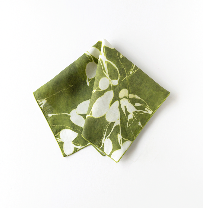 Servilleta Porto Print Olive - Ropa de Mesa Elegante