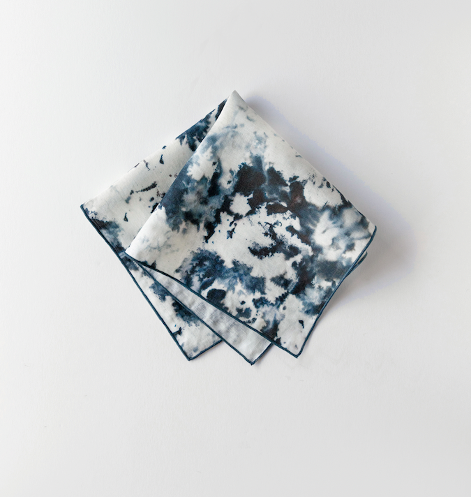 Elegant Grey Marble Cloth Napkin