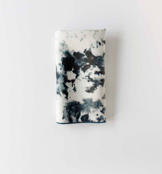 Elegant Grey Marble Cloth Napkin