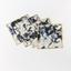 Elegant Grey Marble Cocktail Napkins Set