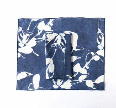 Porto Print in Indigo Placemat