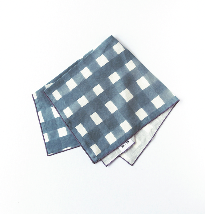 Artisan Blue Brushstroke Napkins - Korvel