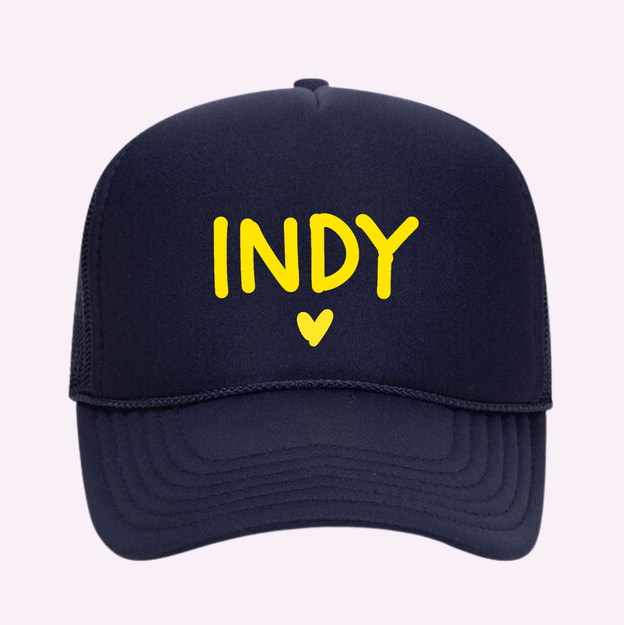 Gorra Trucker Impresa I Love Indy