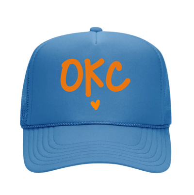 I LOVE OKC Printed Trucker Hat
