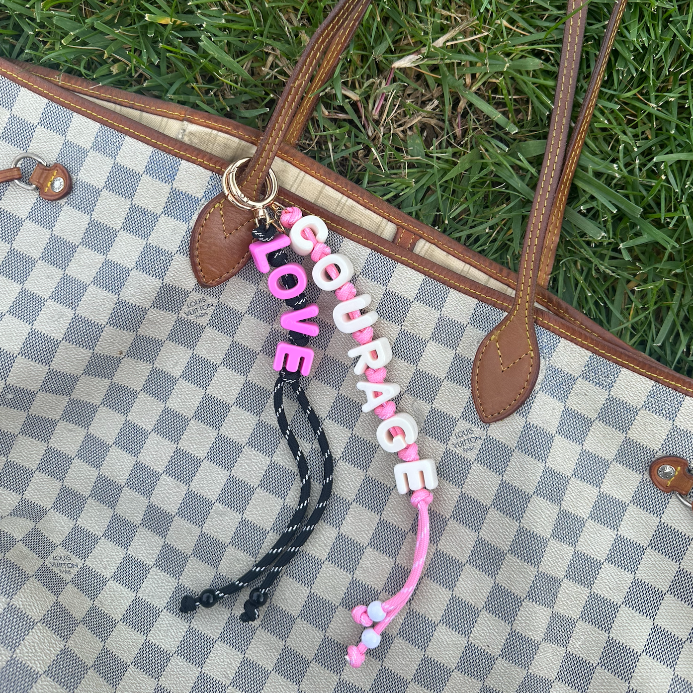 LOVE Bag Charm - Elegant Keychain Accessory