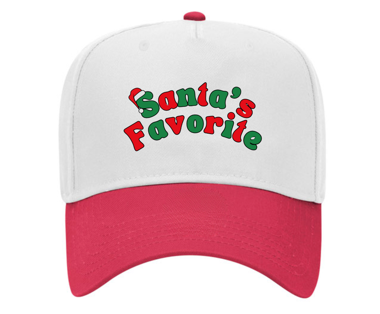 Casquette Snapback Imprimée Préférée de Santa
