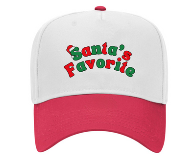 Santa's Favorite Printed Snapback Cap