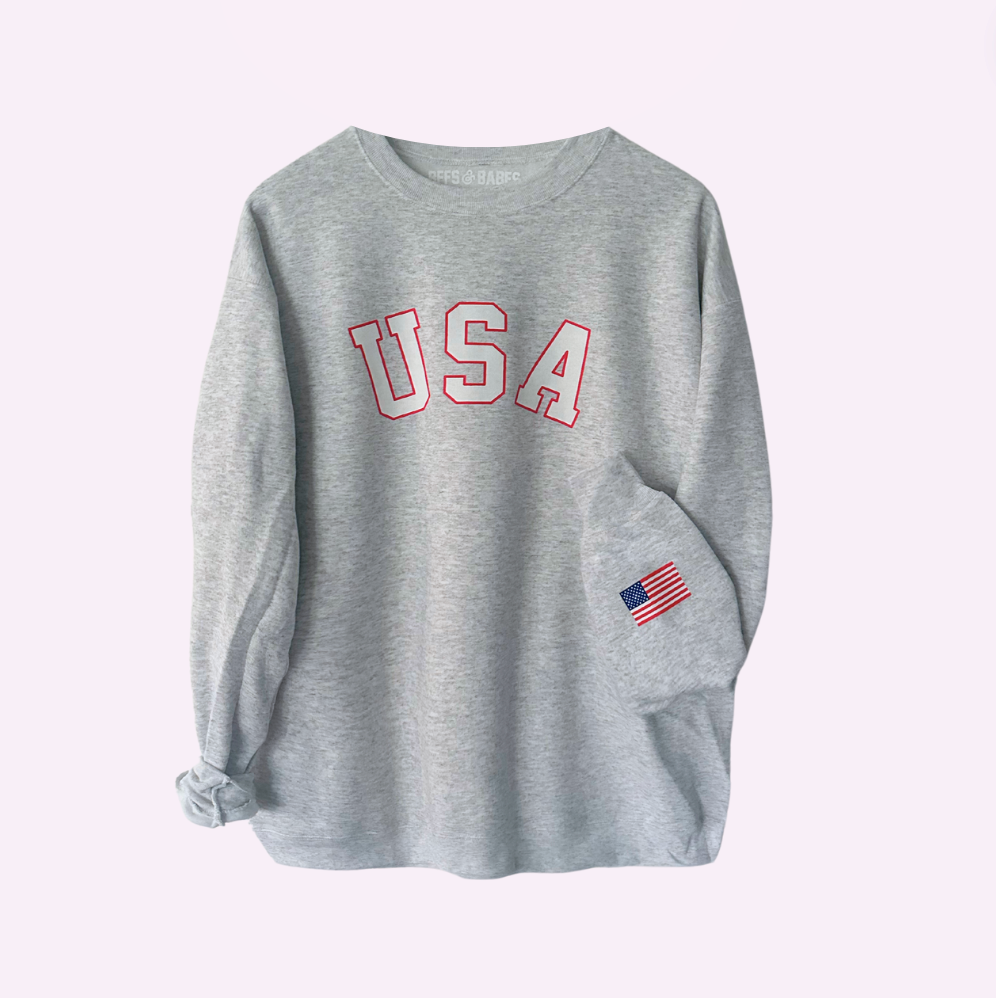 TRU AMERICAN ♡ USA graphic sweatshirt - Korvel