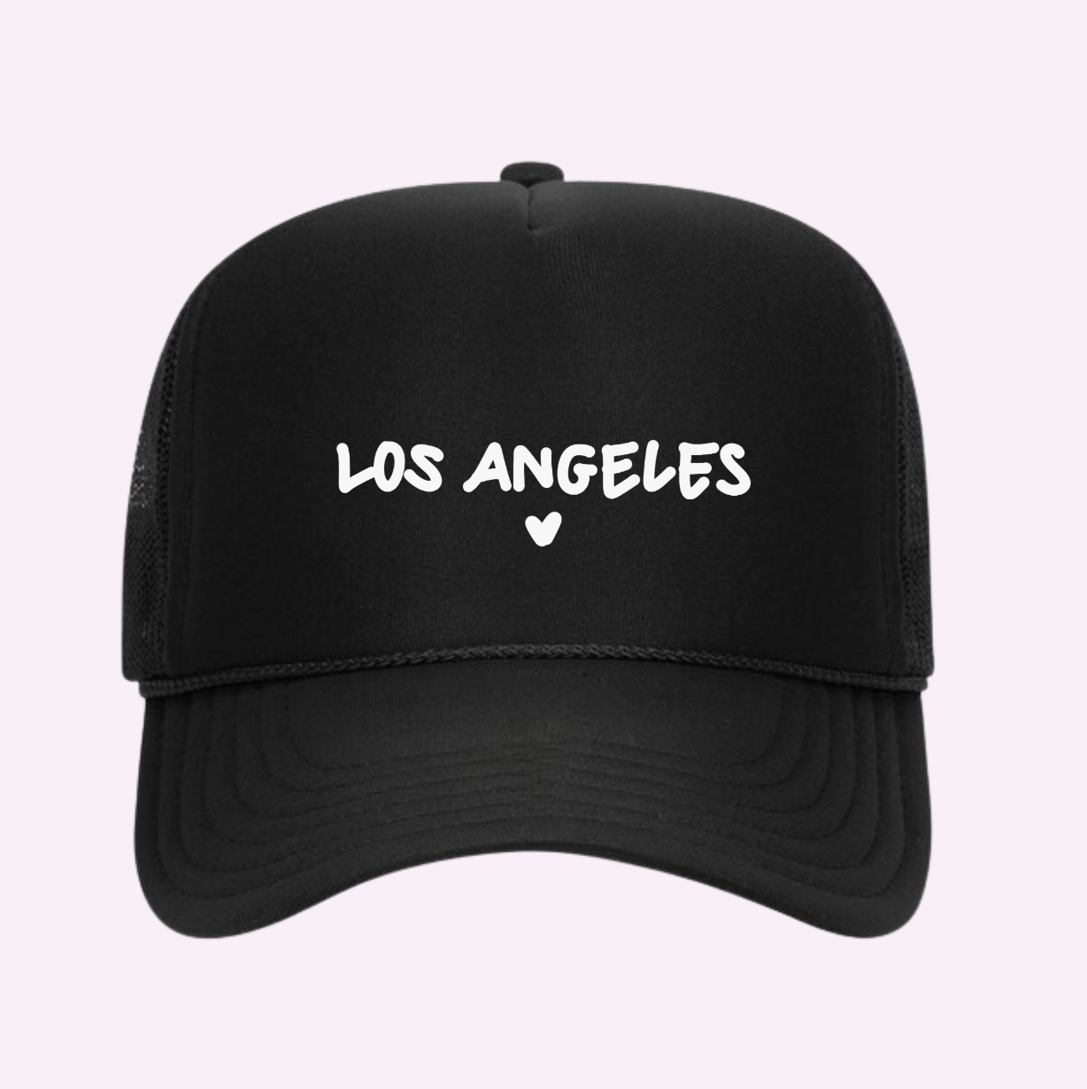 I Love Los Angeles Printed Trucker Hat