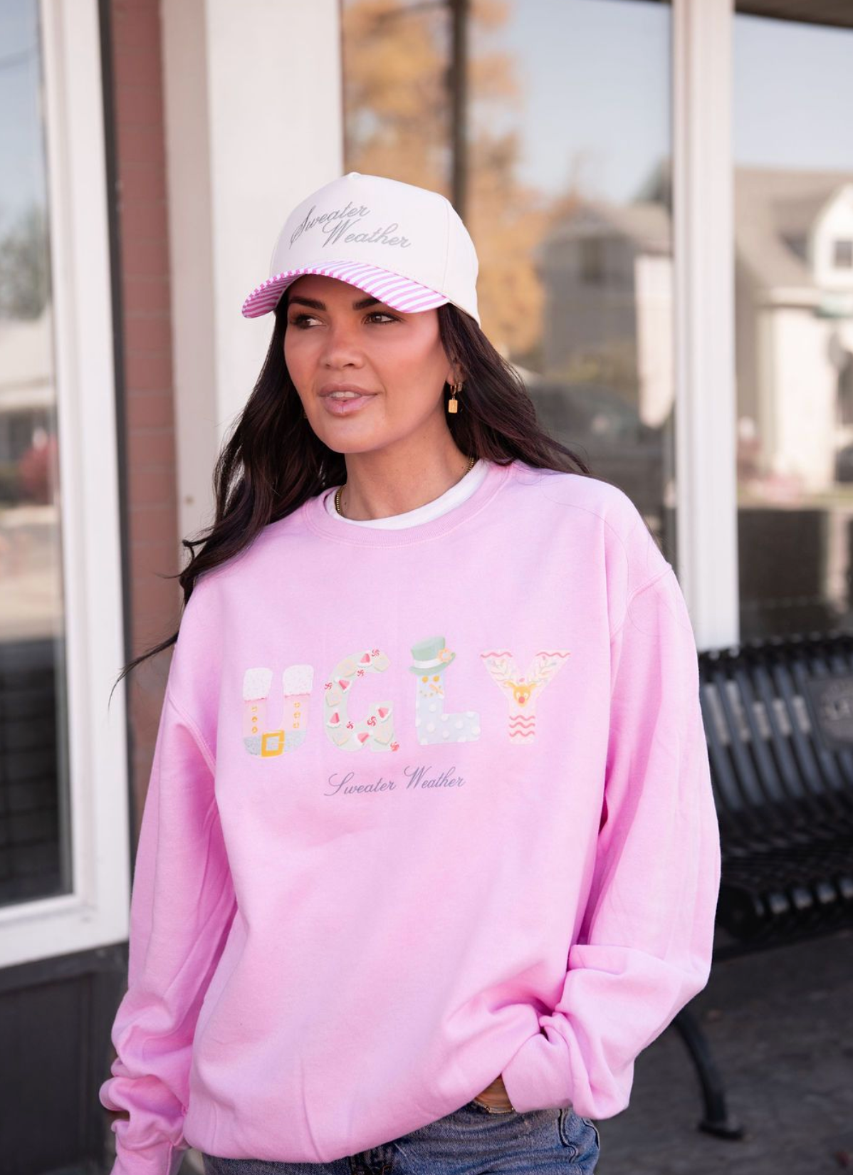 Sweater Weather Embroidered Baseball Cap