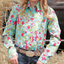 Vibrant Lime Green Cactus Button-Up for Girls | Cruel Girl - Korvel