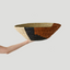 Mongu Tri-Color Hand-Woven Decorative Bowl