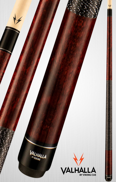 Valhalla Premium Red Mahogany Viking Pool Cue - Korvel