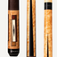 Elegant Antique Maple Cue with Lizard Leather Wrap - Korvel