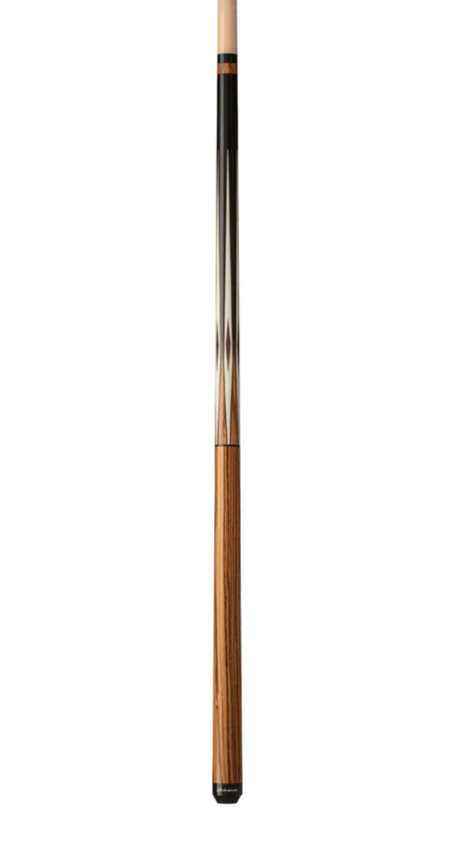 Zebrawood Sneaky Pete Players Cue - 19oz - Korvel