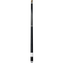 Elegant Midnight Black Lucasi Cue with Imitation Bone Accents - Korvel