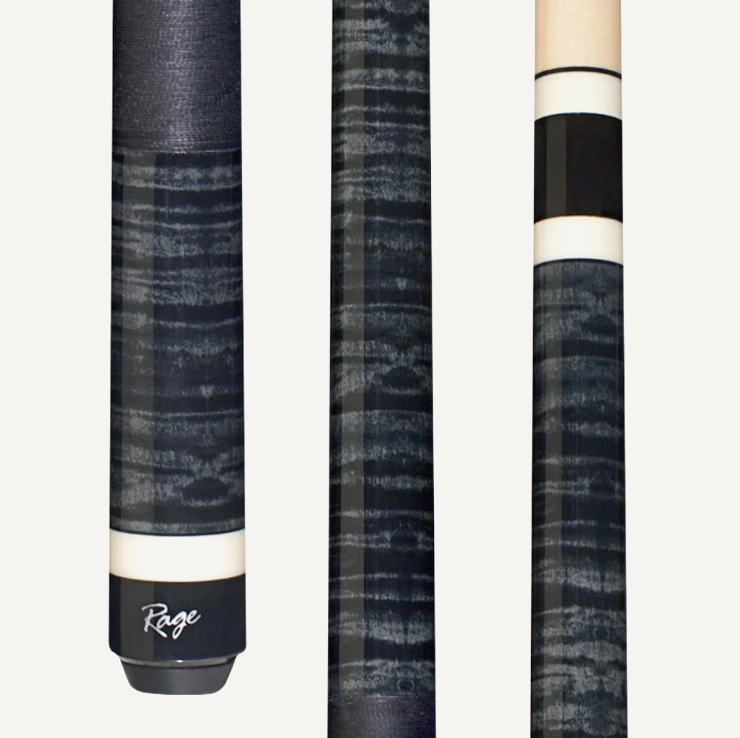 Midnight Tiger Stripe Billiard Cue Stick - Korvel