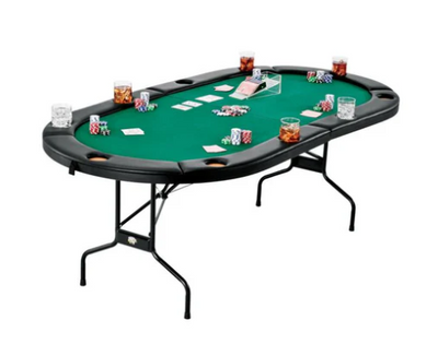 Portable Fat Cat Texas Hold'Em Poker Table for Ultimate Gaming - Korvel