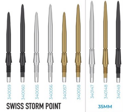 Swiss Storm Dart Points - Precision Performance - Korvel