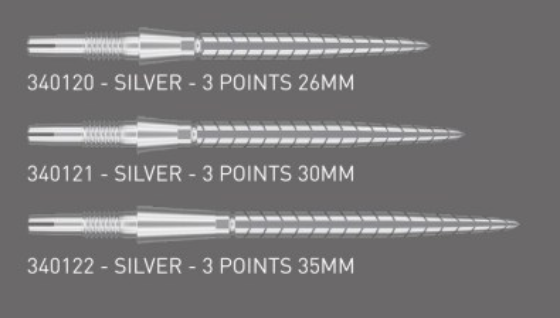 Premium SwissStorm Dart Points with Enhanced Grip - Korvel